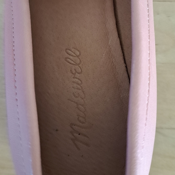 Madewell Pink Leather Loafers – Size 6.5 - Picture 6 of 7